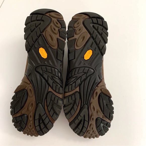 Merrell Men's Moab Adventure Brown Leather Shoes ~ 13 - Picture 7 of 8